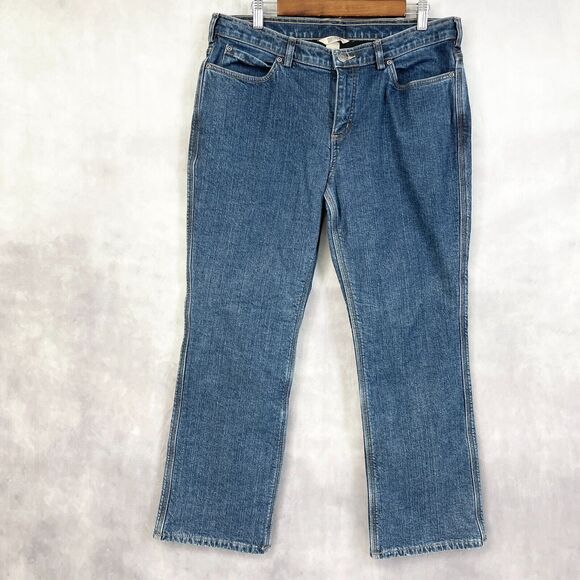 Duluth Trading Co Jeans Womens 12x29 Fleece Lined Outdoor Work Winter Minimal